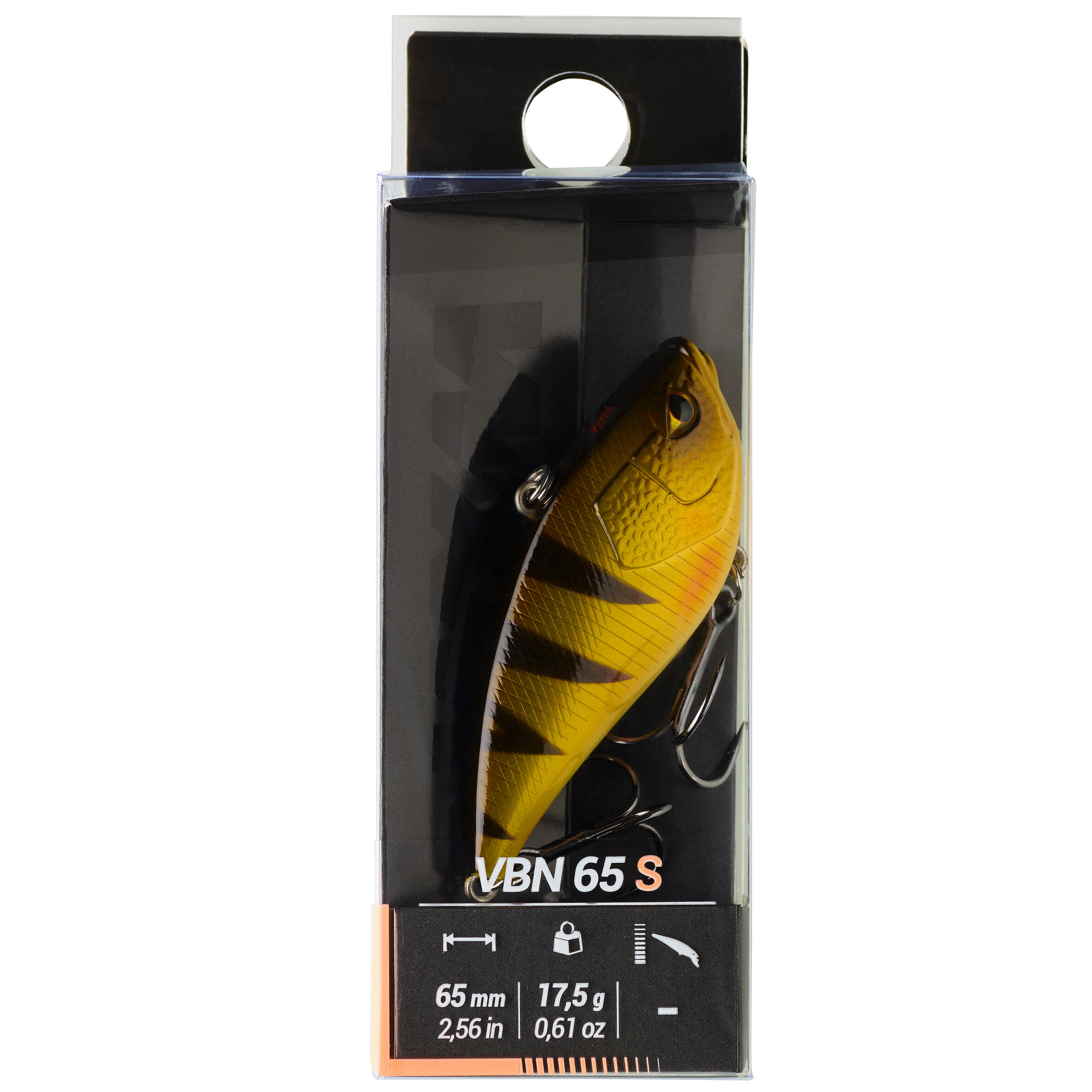 LIPLESS HARD LURE FOR PERCH WXM VBN 65 S 4/4