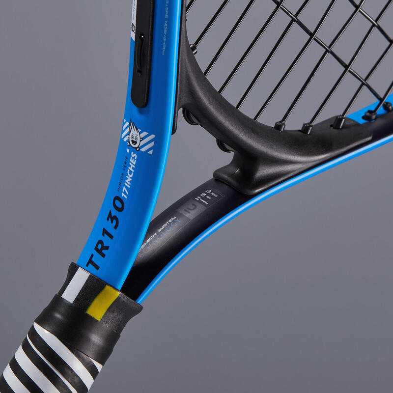 Tennisschläger Kinder - TR130 17 Zoll besaitet blau