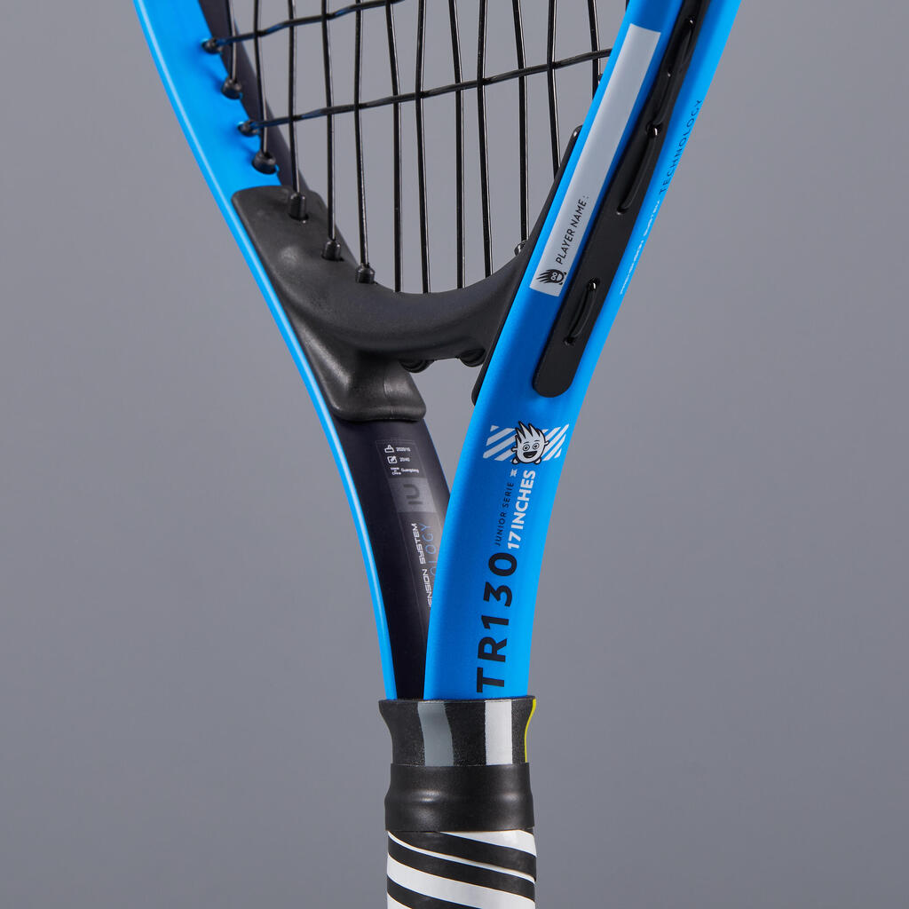 Detská tenisová raketa TR130 veľkosť 17 modrá