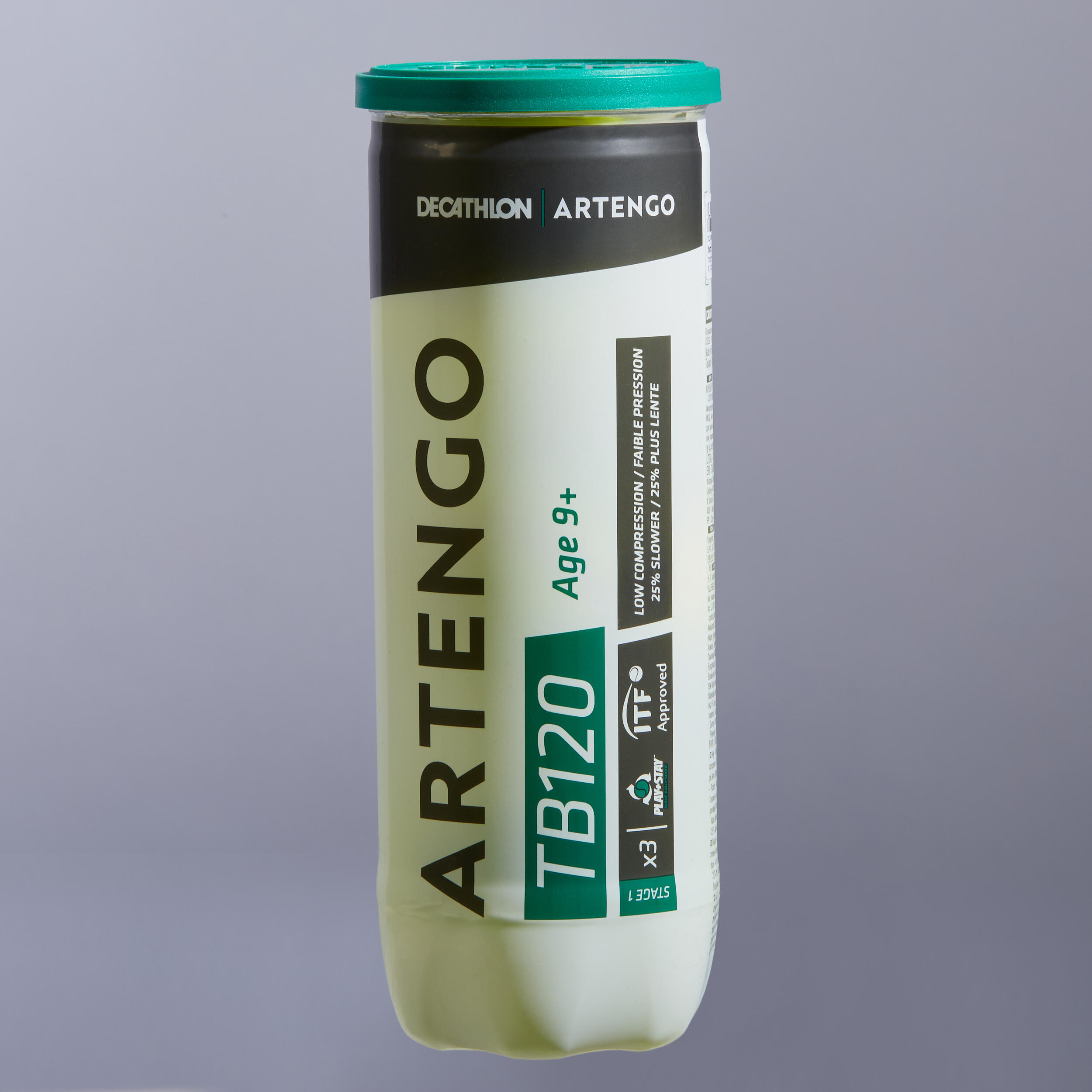 

TB120 Kids' Match Pressure Tennis Ball Tri-Pack By ARTENGO | Decathlon