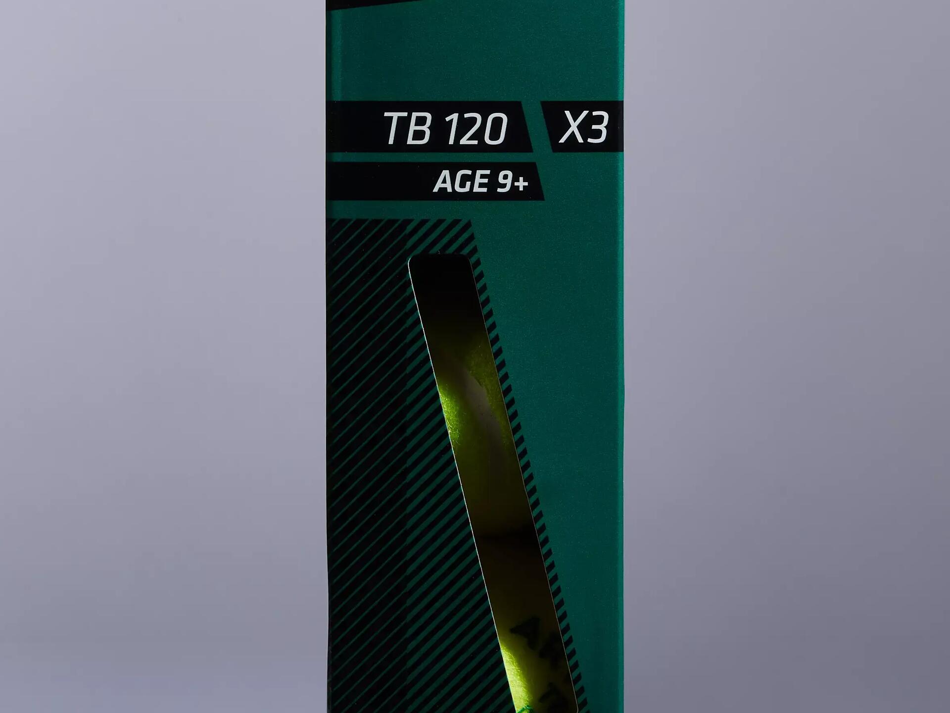 tb120 green pressureless tennis ball