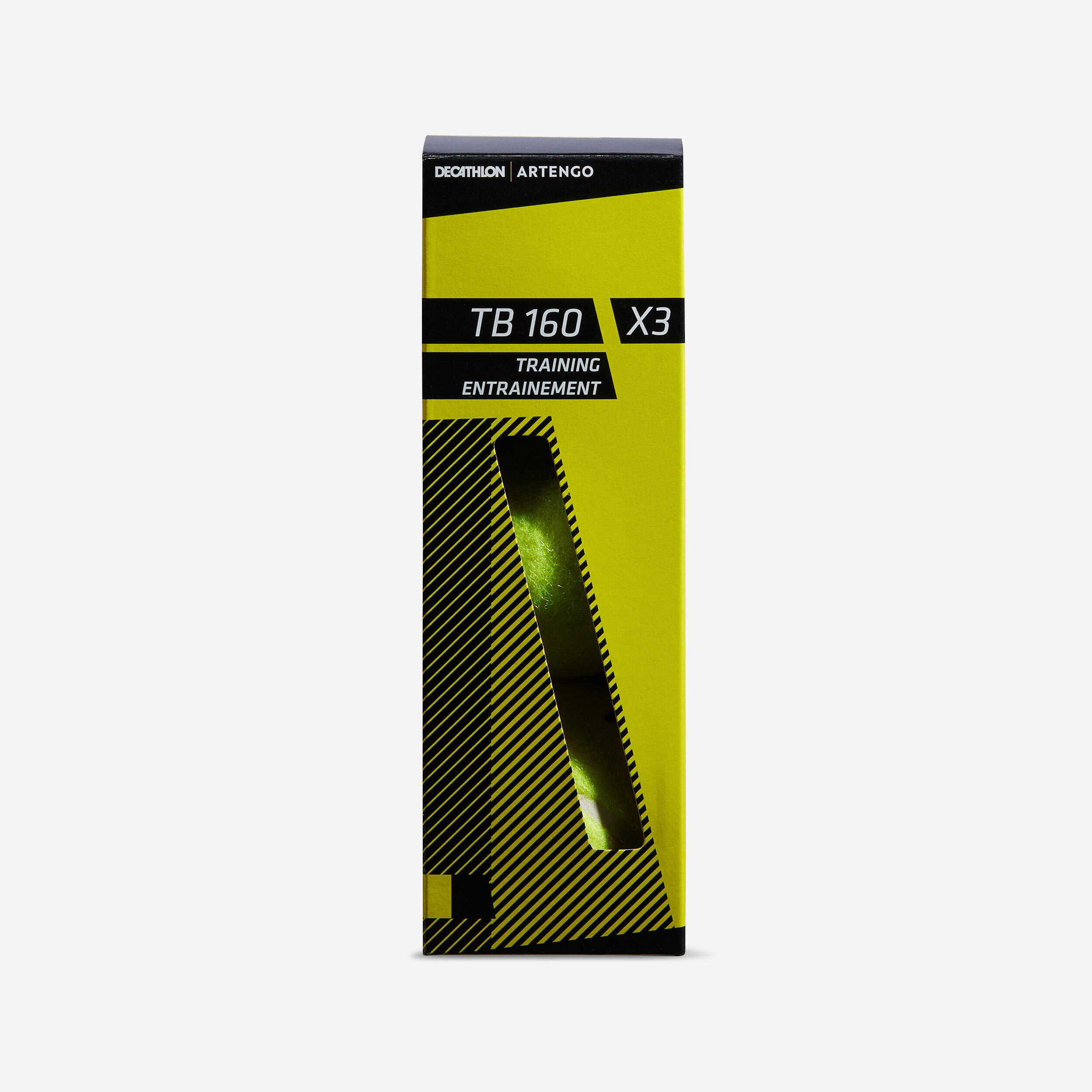 Tennis Ball TB160 Tri-Pack - Yellow -  3