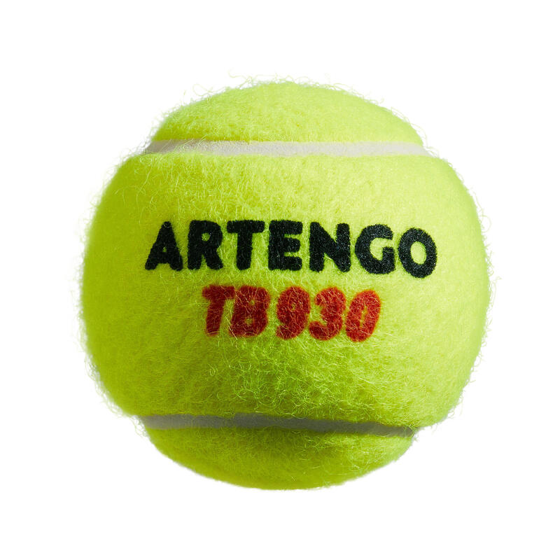 Teniszlabda TB930, 2x4 db, sárga