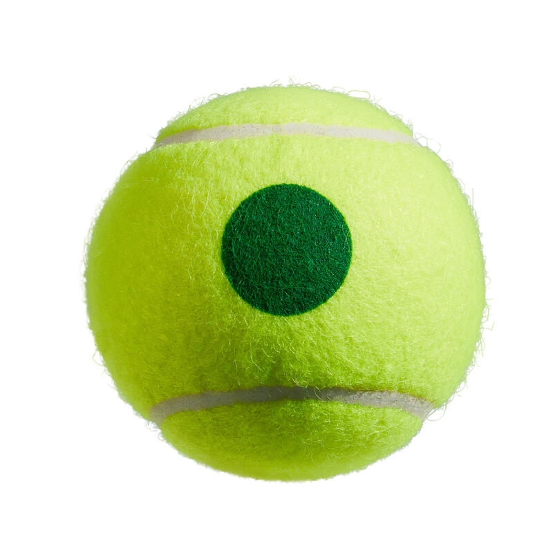 Stage1 Lot De 12 Balles De Tennis D'entraînement – Pression Réduite 25%, 58g, Vertes, Pour Débutants Et Enfants