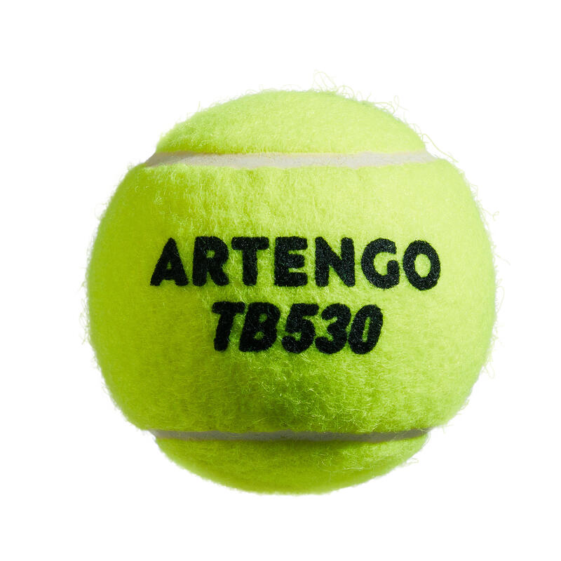 Tennisballen TB530 3 stuks geel