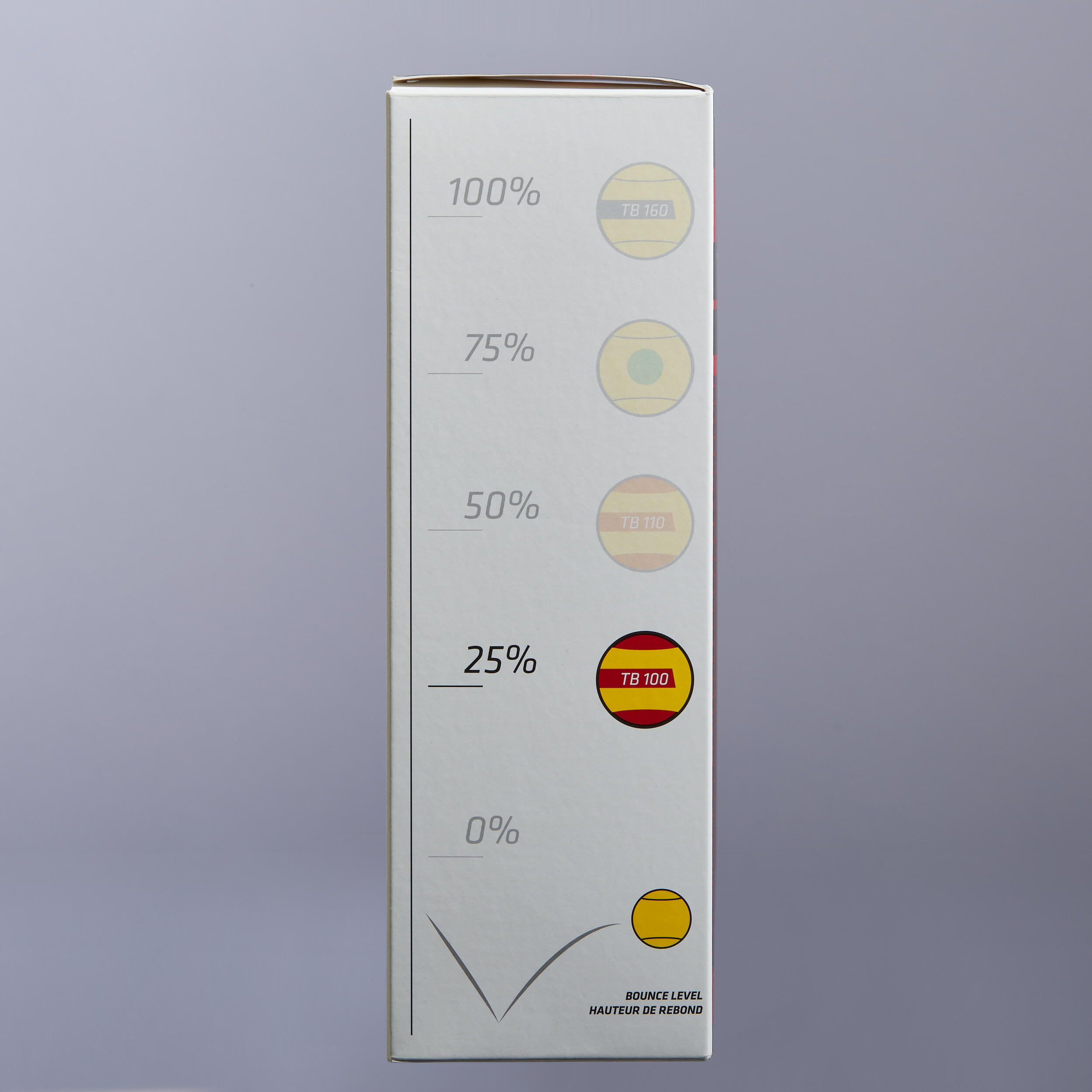 Tennis Ball ITF TB100 x3 Red