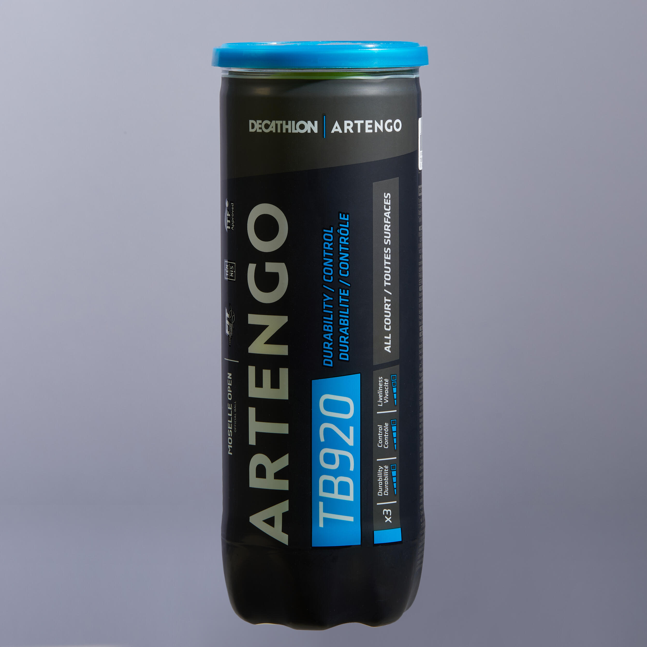 

Tennis Ball TB920 (Pack of 3) - Yellow By ARTENGO | Decathlon