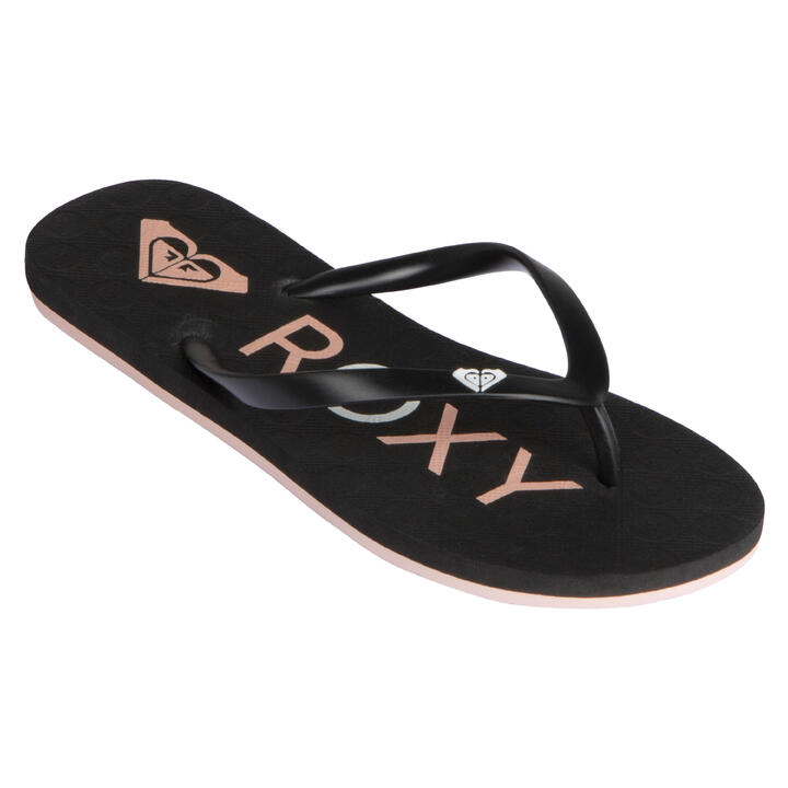 TONGS FEMME ROXY Sealetter Noires ROXY Decathlon