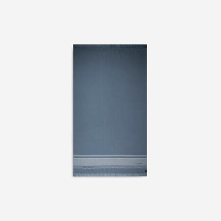 Рушник пляжний Fouta 170 × 100 см сірий