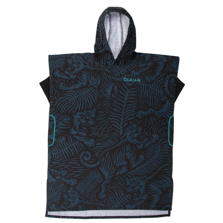 Kids' Surf Poncho 135 to 160 cm - 550 Tiger