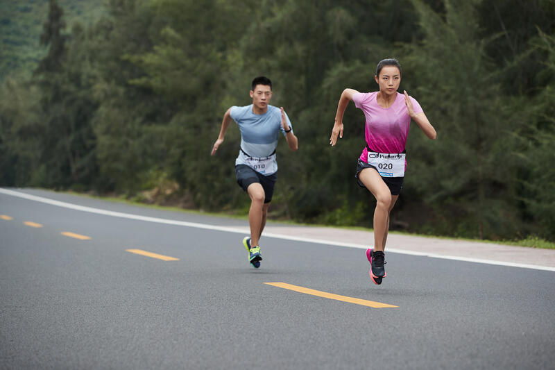 CEINTURE PORTE DOSSARD POUR COMPETITION DE RUNNING COURTE DISTANCE AU  MARATHON KIPRUN