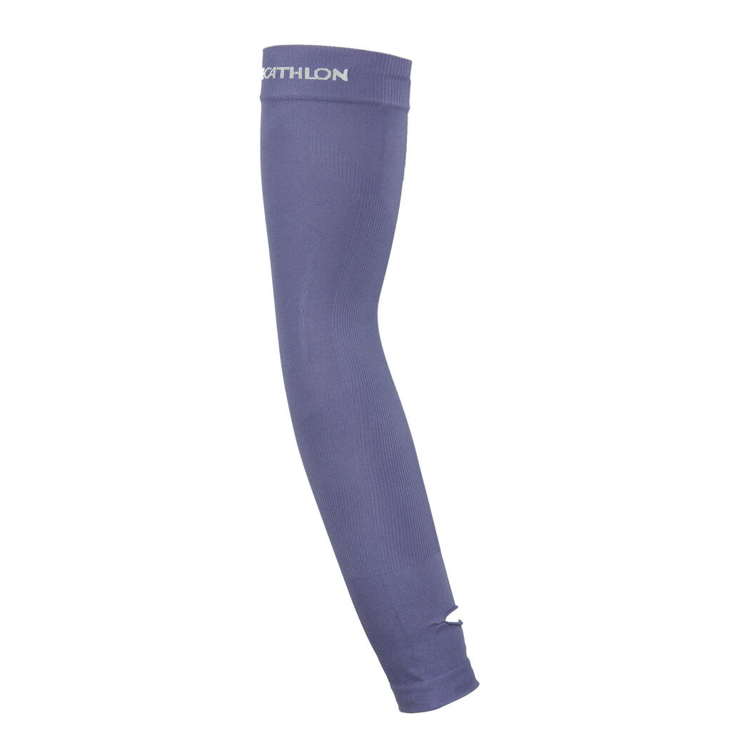 Couvre Bras et Mains de Running Protection UV - Bleu