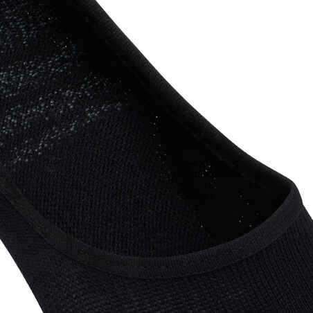 WS 100 Fitness/Nordic Walking Socks Invisible 3-Pack - black
