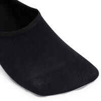 Chaussettes marche sportive/nordique WS 100 Invisible noir (3 paires)