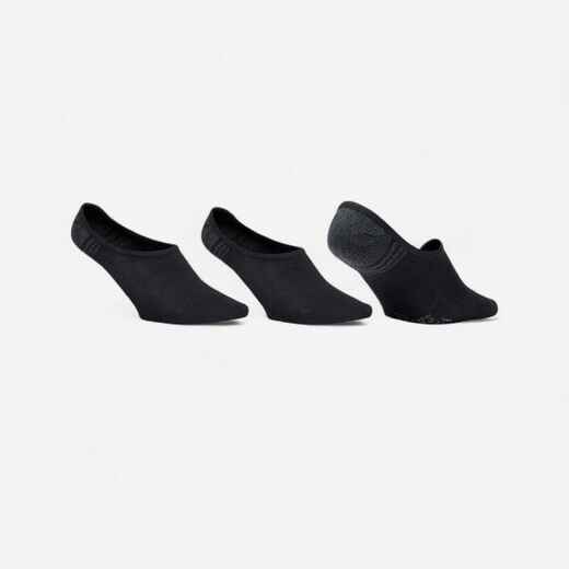 
      Chaussettes marche sportive/nordique WS 100 Invisible noir (3 paires)
  