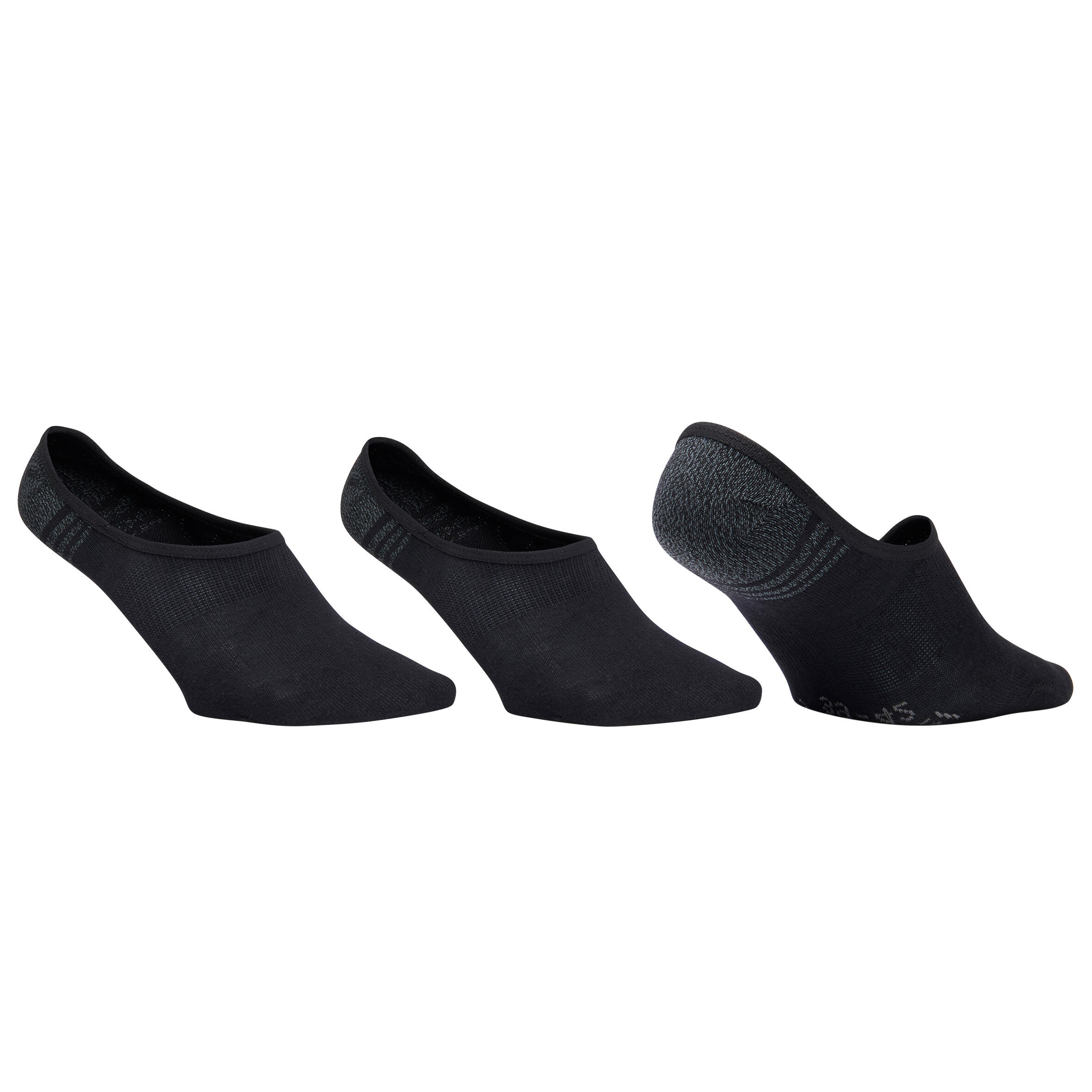NEWFEEL WS 100 Fitness/Nordic Walking Socks Invisible 3-Pack - black