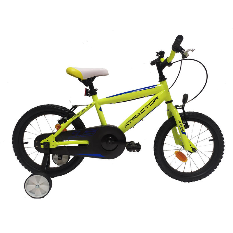 Bicicleta de niños 16 pulgadas Atractor Prestige lima 3-4,5 años