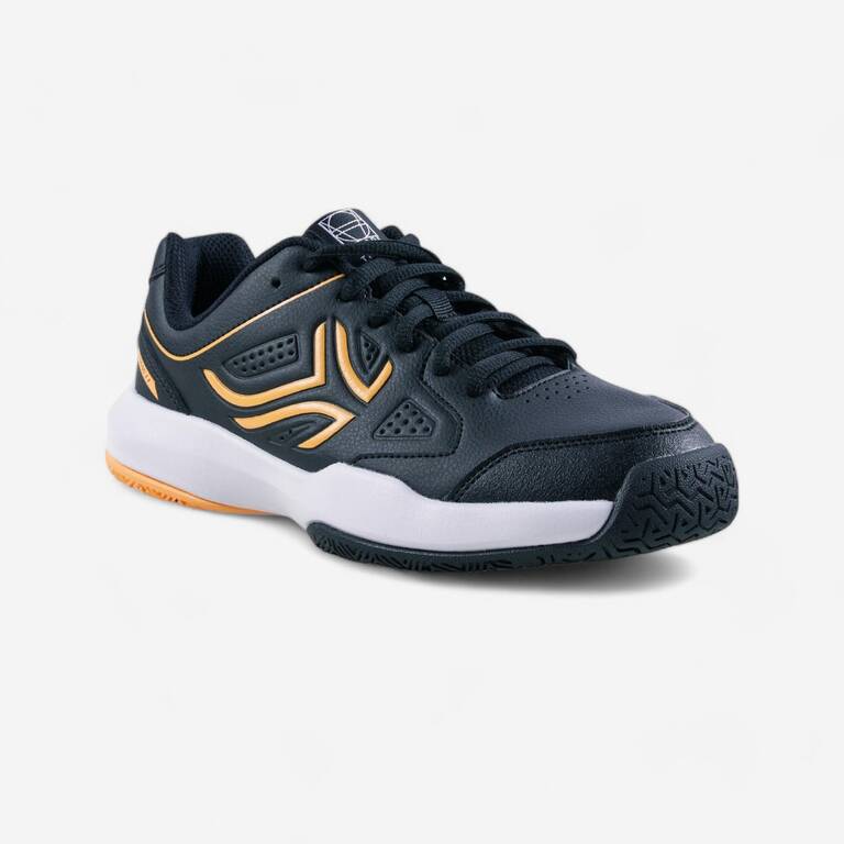 Kids Tennis Multi-Court Shoes - TS530 Black