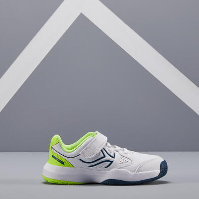Zapatillas tenis niños con tira autoadherente Artengo TS530 azul