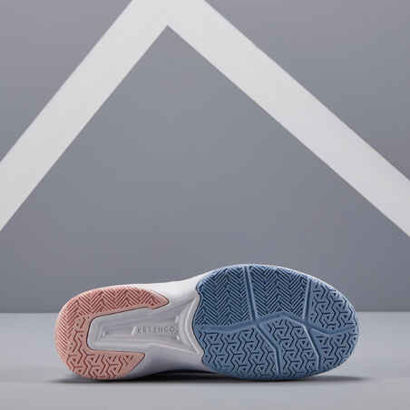 Kids' Lace-Up Tennis Shoes TS530 - Blue/Pink - Decathlon