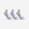 Kids' Mid Sports Socks RS 100 Tri-Pack - White