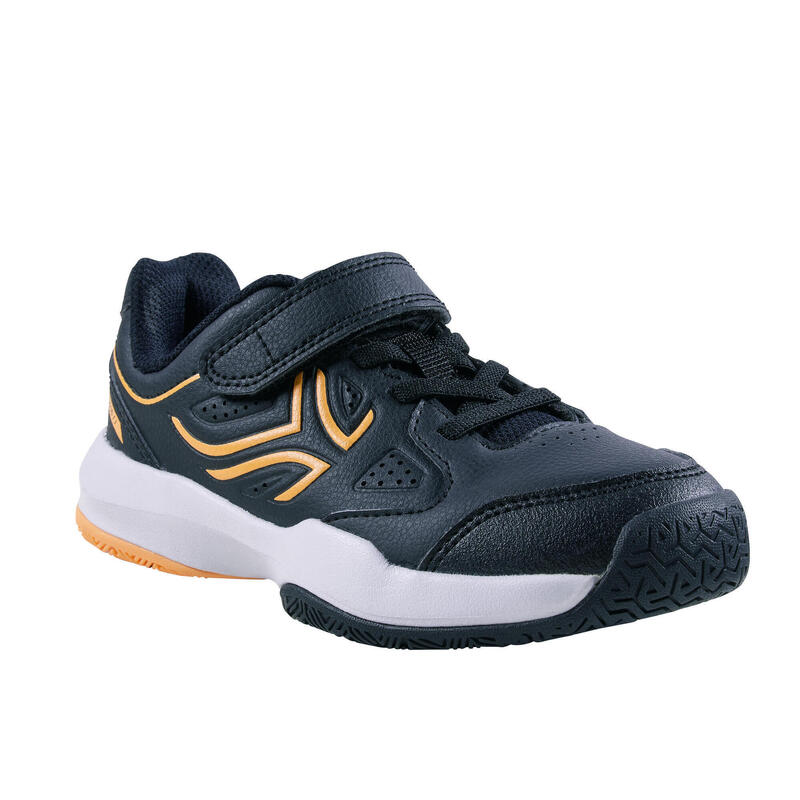 CHAUSSURE DE TENNIS ENFANT TS530 SCRATCH NOIR