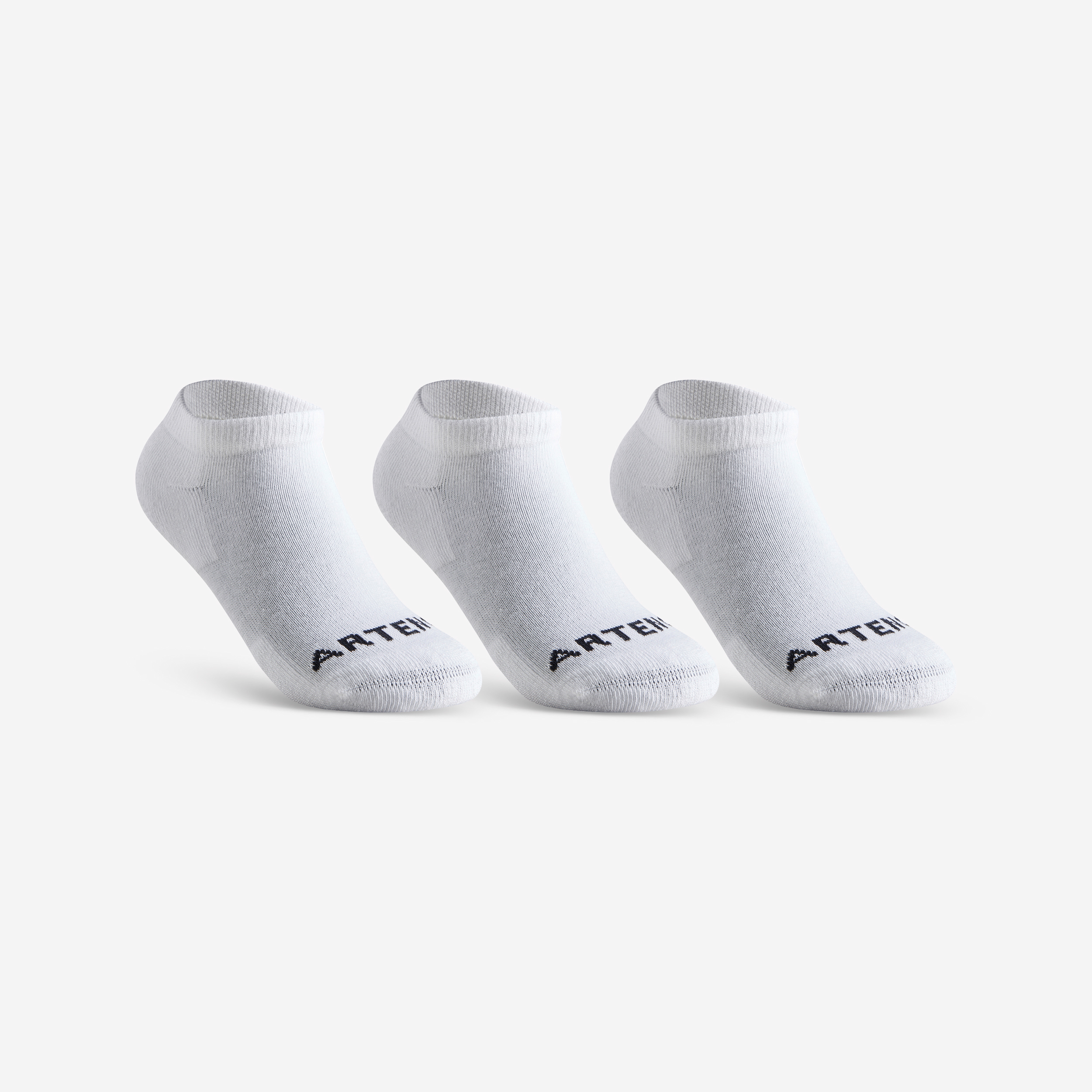 Chaussettes sports de raquettes basses enfant artengo  rs 100 blanc lot de 3 - Tennis - Artengo- Clubs - Entreprises - Collectivités - Associations