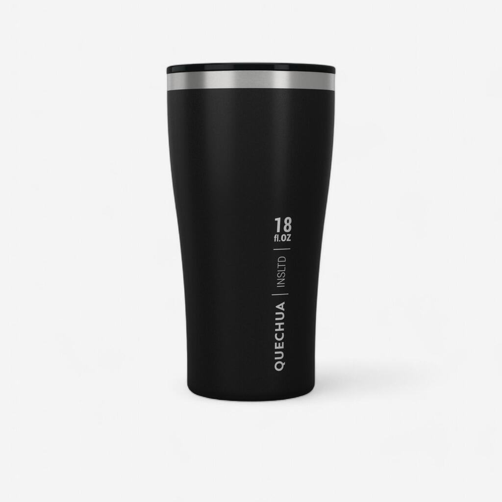 Isothermal hiker’s camping cup/glass (s/steel double wall) mh500 0.5 l black