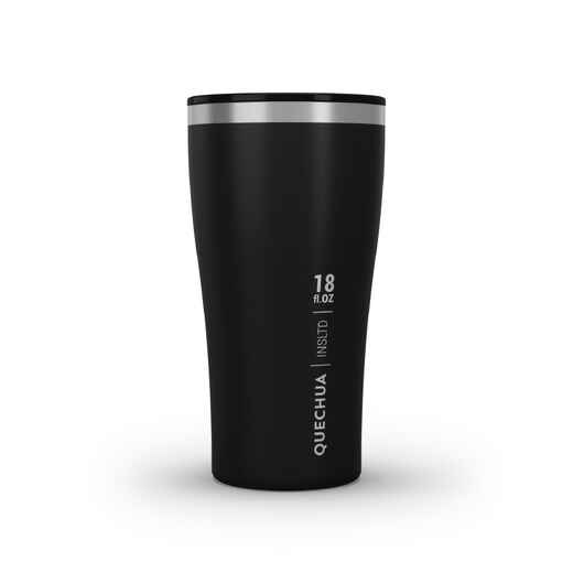 
      Termosinis žygių puodelis (ner.plieno, dvigubos sienelės) „MH500“, 0,5 l, juodas
  