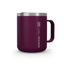 Mug MH500 isotherme (double paroi inox) camp du randonneur 0,38L violet