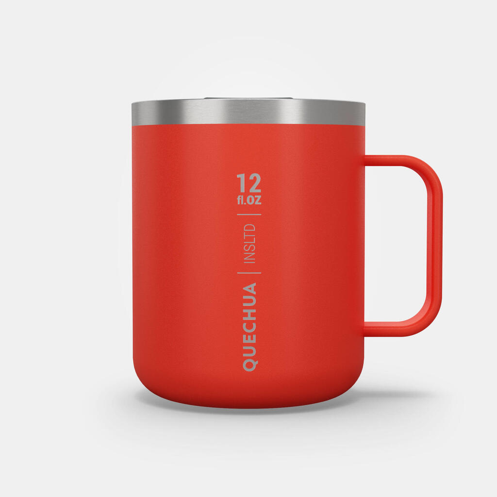 Isothermal Hiker’s Camping Mug (stainless steel double wall) MH500 0.38 L Red