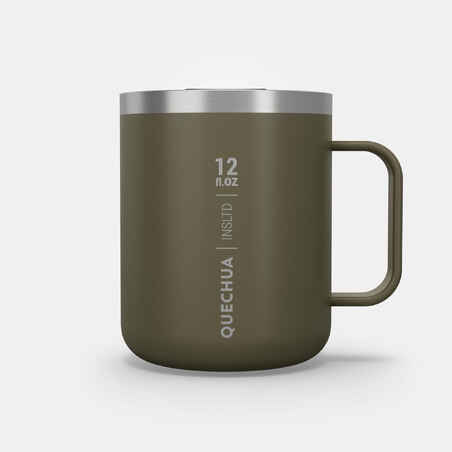 Taza de camping isoterma 0,38 l acero inoxidable Quechua MH500