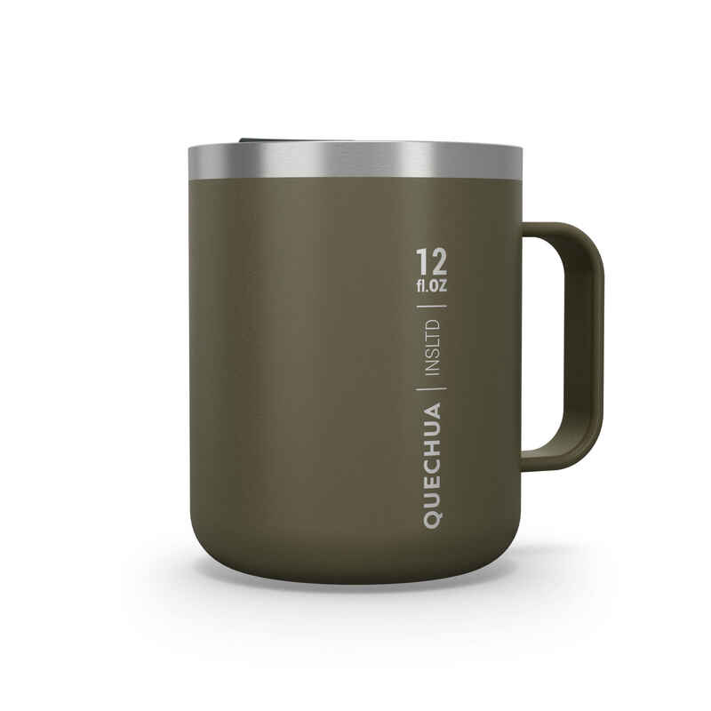 Trinkbecher Isolierbecher Mug MH500 doppelwandig aus Edelstahl 0,35 L khaki