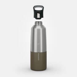 Isothermal Stainless Steel Hiking Flask MH500 1 L Khaki