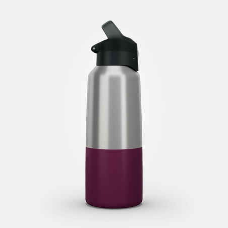 زجاجة حرارية من الفولاذ المقاوم للصدأ للتنزه، سعة 0,8 لتر - لون بنفسجي