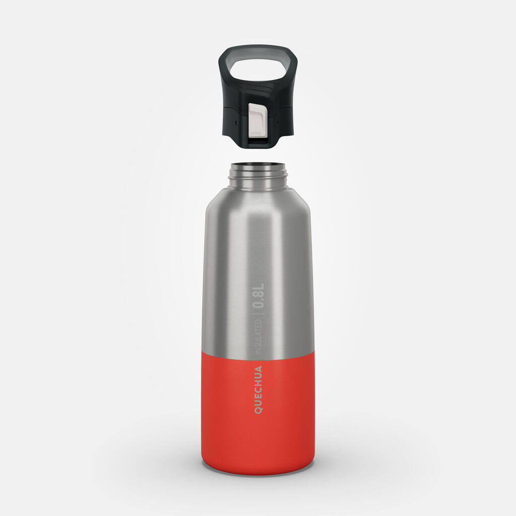 Insulated Stainless Steel Flask 0.8 l - Red