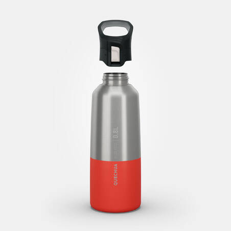 Botol hiking tahan karat insulasi MH500 0,8L merah