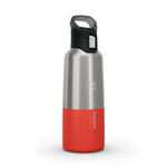 Mountain Hiking Insulated Stainless Steel Flask MH500 0.8L - Red