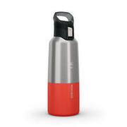 Insulated Stainless Steel Hiking Flask MH500 0.8L - Red