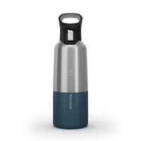 0.8 L stainless steel isothermal water bottle with quick-release cap for hiking 