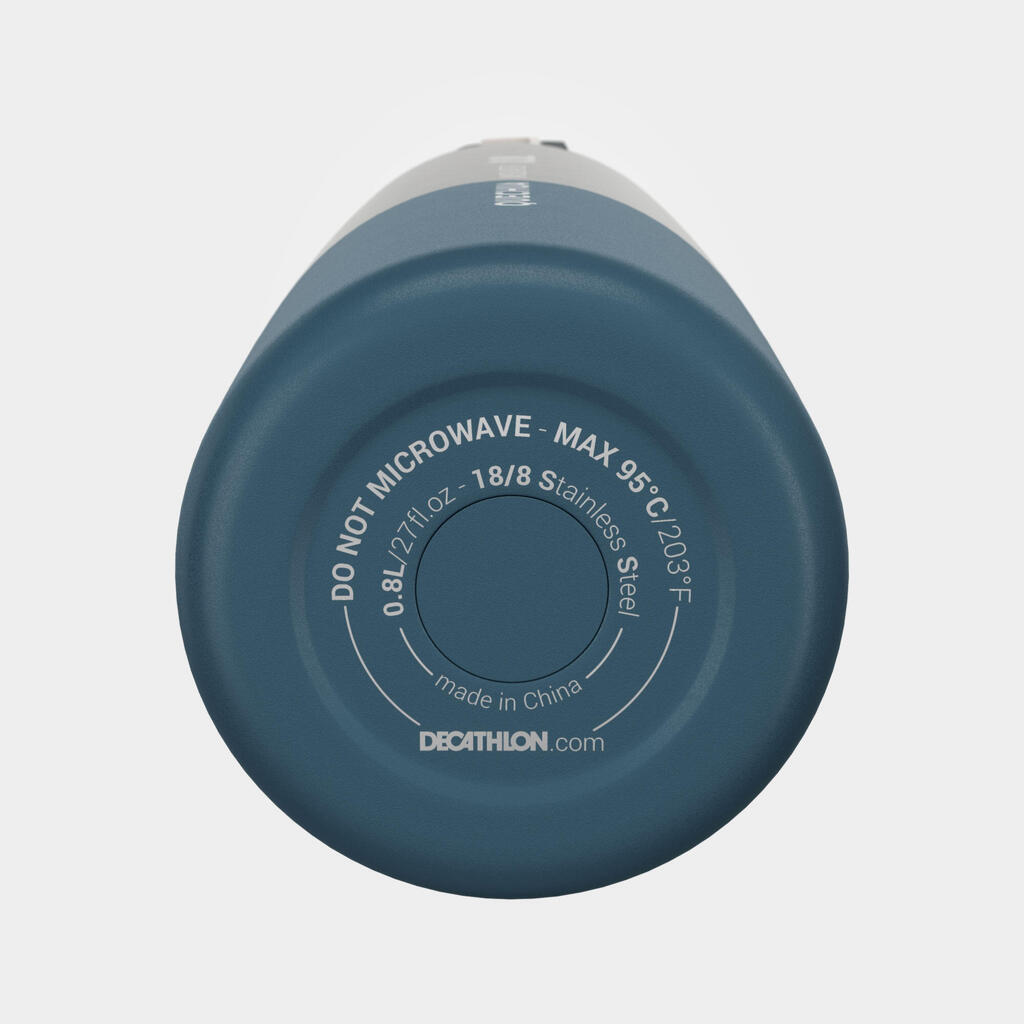 Turistická termoska MH500 z nehrdzavejúcej ocele 0,8 l biela