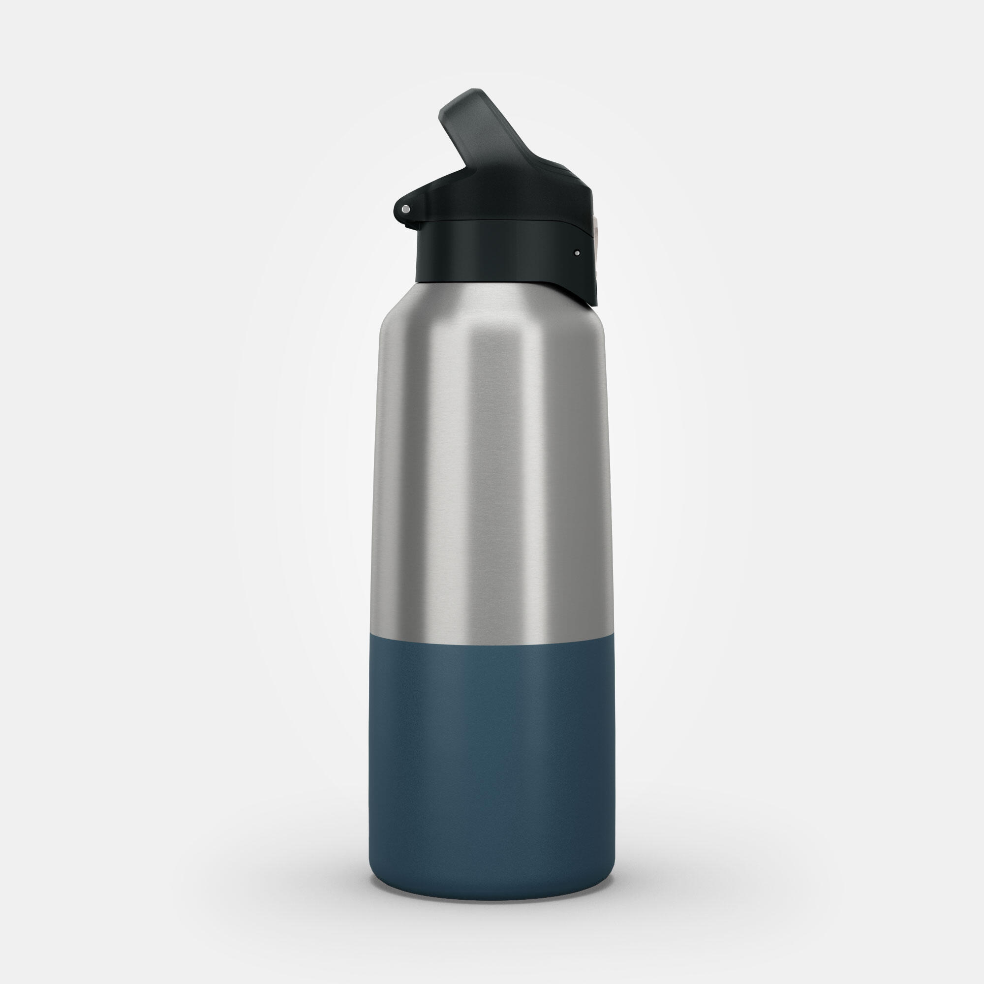 0.8 L stainless steel isothermal water bottle with quick-release cap for hiking  11/31