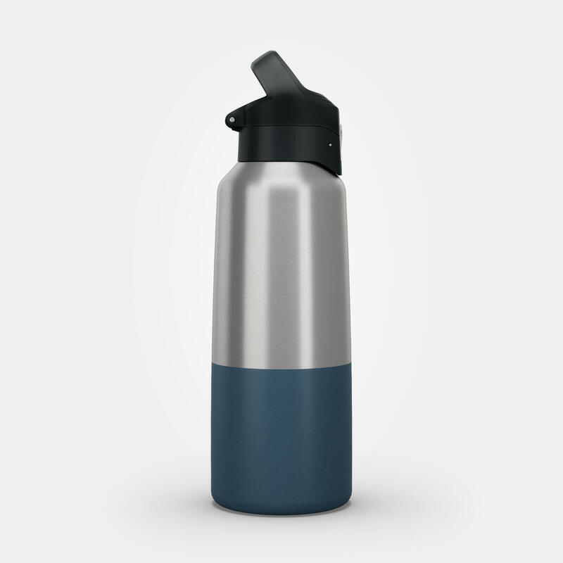 Trinkflasche Isolierflasche Schnellverschluss Wandern - 0,8 L blau 