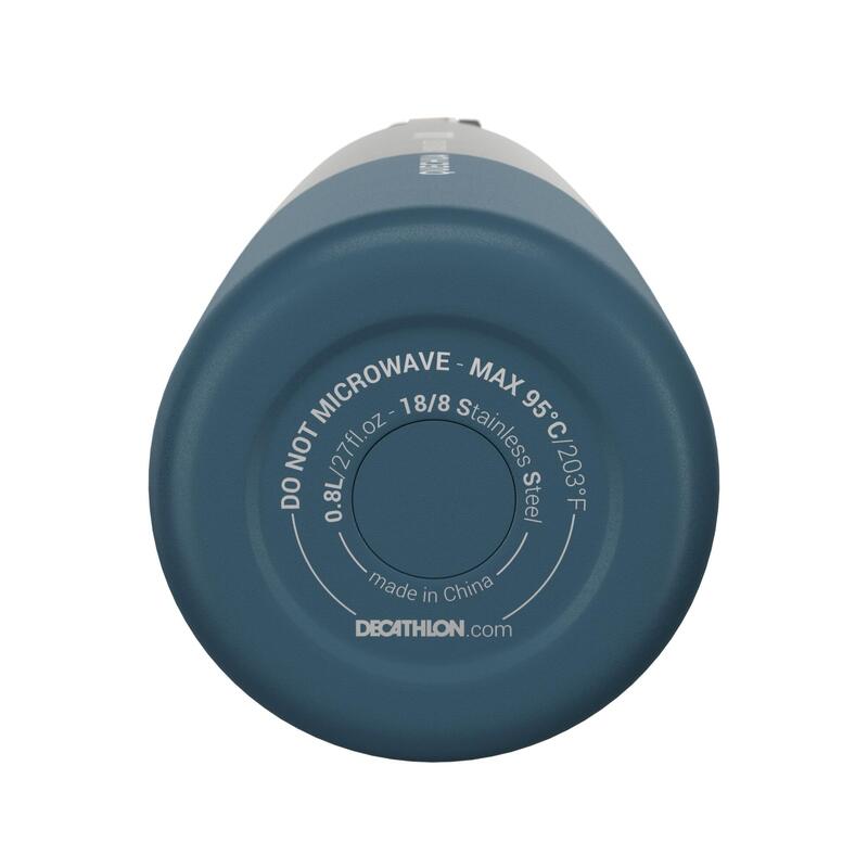 Termos inox cu capac cu deschidere rapidă pentru drumeție 900 0,8L