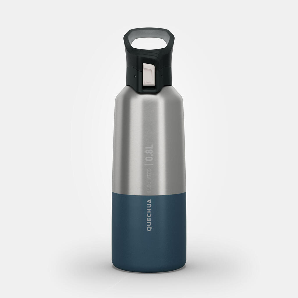 Gourde 900 isotherme inox 0,8L bouchon à ouverture rapide pour la randonnée