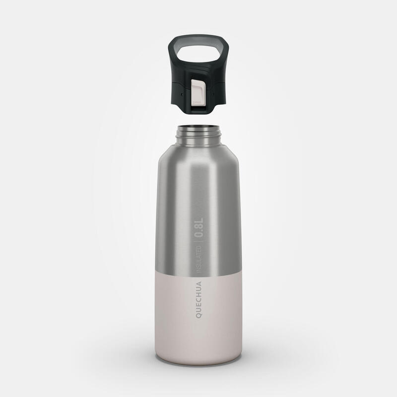 BOutdoor Paslanmaz Çelik Termos - 0,8 L - Pratik Kapak - Beyaz - 900