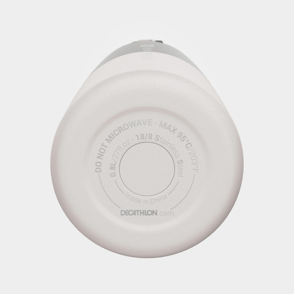 Gourde 900 isotherme inox 0,8L bouchon à ouverture rapide pour la randonnée