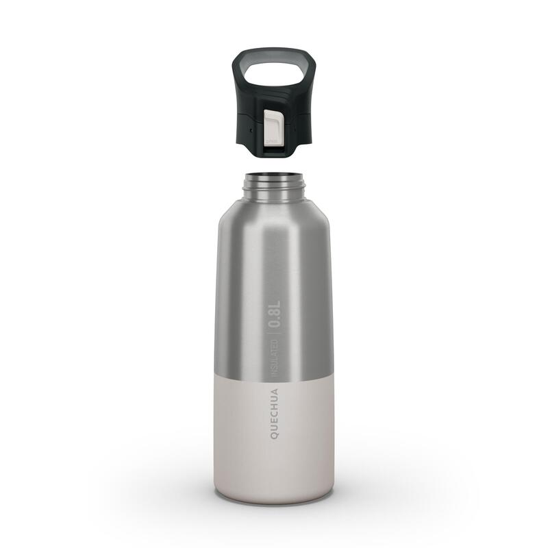 Outdoor Paslanmaz Çelik Termos - 0,8 L - Pratik Kapak - Beyaz - 900