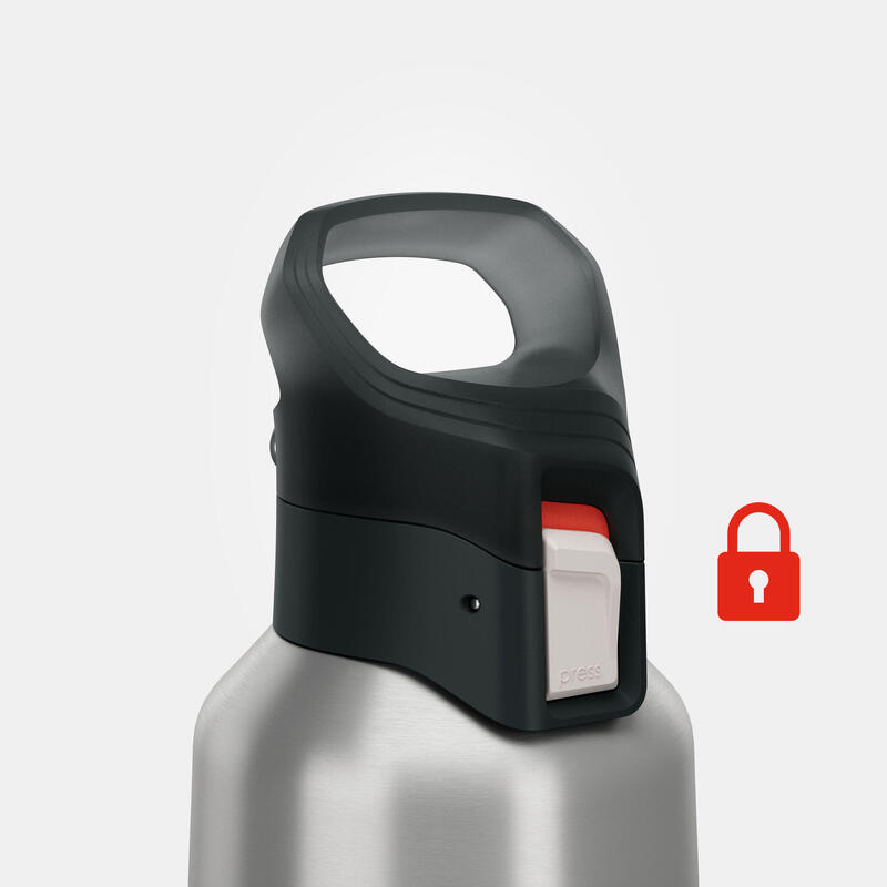 Outdoor Paslanmaz Çelik Termos - 0,8 L - Pratik Kapak - Beyaz - 900