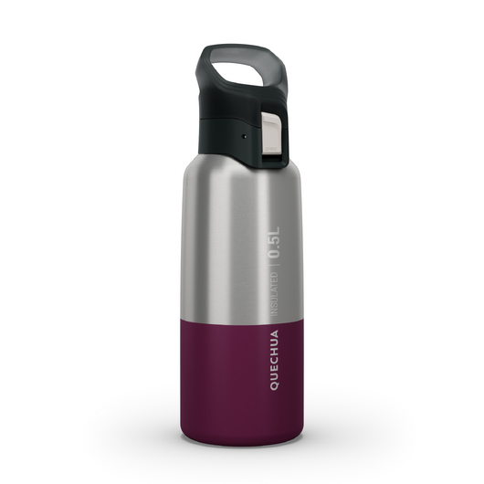 Gourde 900 isotherme inox 0,5L bouchon à ouverture rapide pour la randonnée